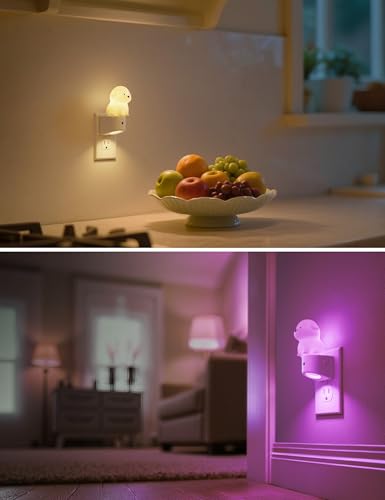 L LOHAS LED Night Light for Kids, 3D Dog Night Light Plug in - image 5