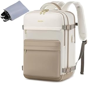 Large Travel Backpack for Women – 17 Inch 35L Carry On Laptop Bag Flight Approved Personal Item Daypack Weekender Traveling TSA Business Bag Luggage Waterproof for Airplane with Toiletry Shoe Bag