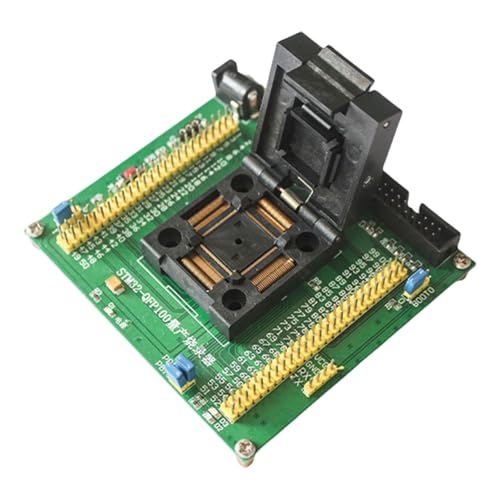 Iuhtrb Asientos de programación de descarga de microcontroladores con placa de prueba integrada para depuración de chips