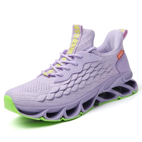 Image of Women's Running Shoes Non Slip Athletic Tennis Walking Blade Type Sneakers