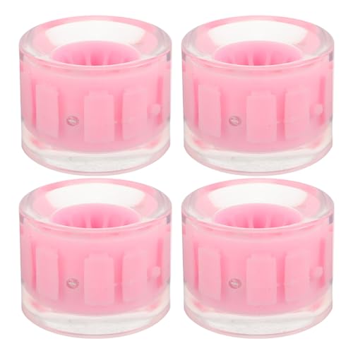 Roues de skateboard en PU rose pour une glisse fluide sur cruiser