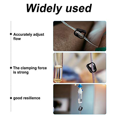 ULTECHNOVO Braçadeiras de Tubo de Plástico 24 Unidades Braçadeira de Tubo Ajustável Braçadeira de Ma