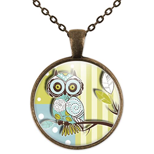 Collier cabochon, sautoir illustré, parure