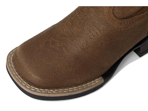 Image of ROPER Kids Boys Monterey Leather Square Toe Embroidered Casual Boots Mid Calf