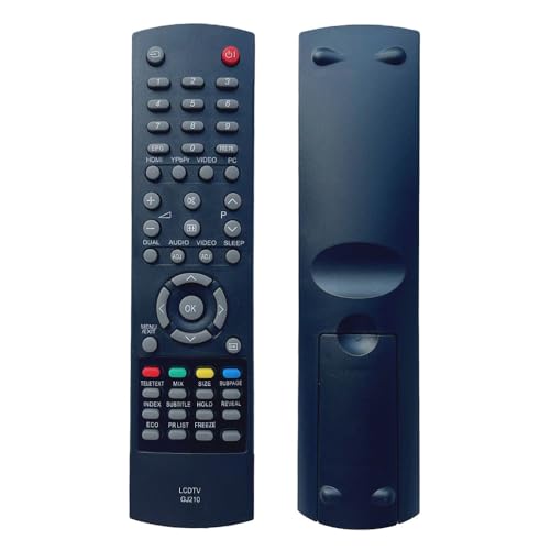 iOOiQQ Mando a distancia de repuesto GJ210 para TV LCD SHARP GJ210 para ALBA L19M1 L22M1 L26M1 L26M1CFA L32M1 L32M1CA L32M1CFA para Philips MWT1201T