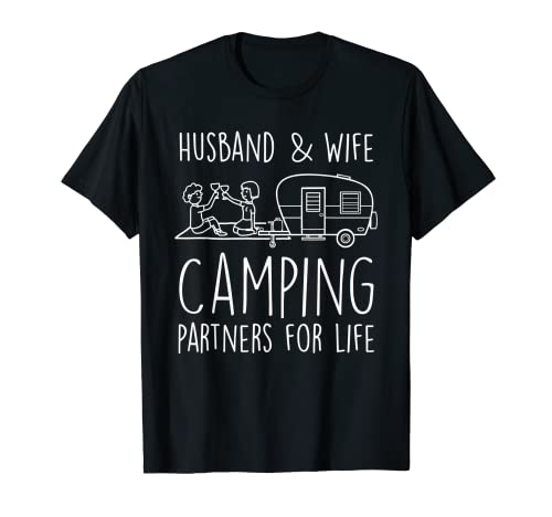 Camiseta divertida con diseño de marido y esposa Camiseta