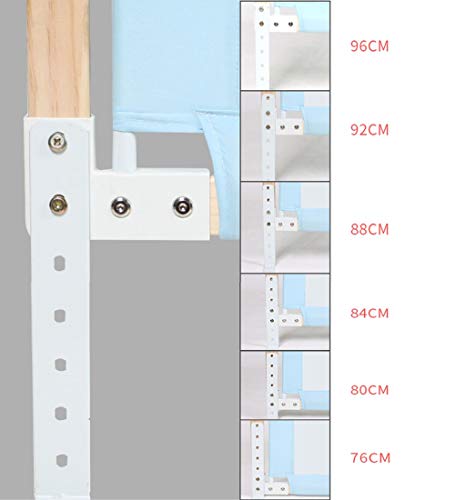 Barandillas de cama anticaídas infantil barrera cuna convertible elevable ajustable 6