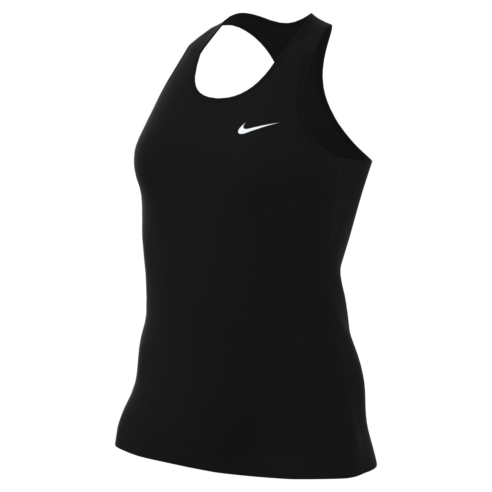 Nike Women's Df Rlgd RCR Tank Top, Black/White, M