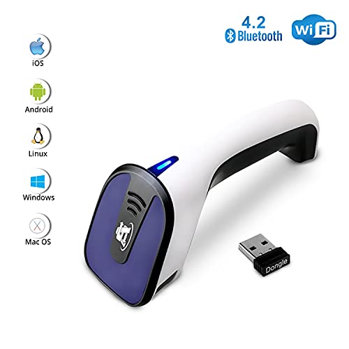 image for Portable Wireless Bluetooth Barcode Scanner: ScanAvenger 3-in-1 Hand S