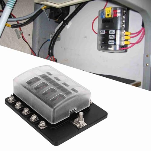 Boîte 10 voies ABS premium 100A pour protection électrique auto
