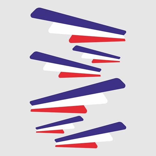 Autodomy Autocollants Stickers Drapeau Français France Lisses | Lot 6 Autocollant Sticker Drapeau Français France Voiture Moto Scooter Quad Casque |...