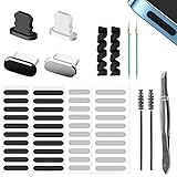  Handy Staubschutz Lautsprecher Staubschutz Handy Lautsprecher Mesh 51 Stuck Handy Reinigungsset Ladekabel Schutz Staubschutzstecker Mit 4 Stuck Metall Staubstecker Stpsel Aufladen Schutzkappe