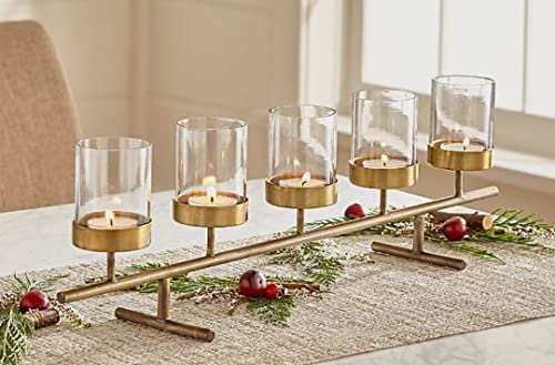 See full amazon price history chart for Fancy Palace 5-Cup Brass Tea Light Candle Holder Perfect for Home Décor Dining Table Centerpiece Festival Gift Christmas Decorations(45 X 13 cm) (Golden Light) Fancy Palace 5-Cup Brass Tea Light Candle Holder Perfect for Home Décor Dining Table Centerpiece Festival Gift Christmas Decorations(45 X 13 cm) (Golden Light) (B0D33BX2Y8) Amazon Price History, Amazon Price Tracker