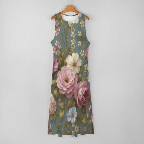 Robe lâche grande taille solution confort anti-chaleur col V