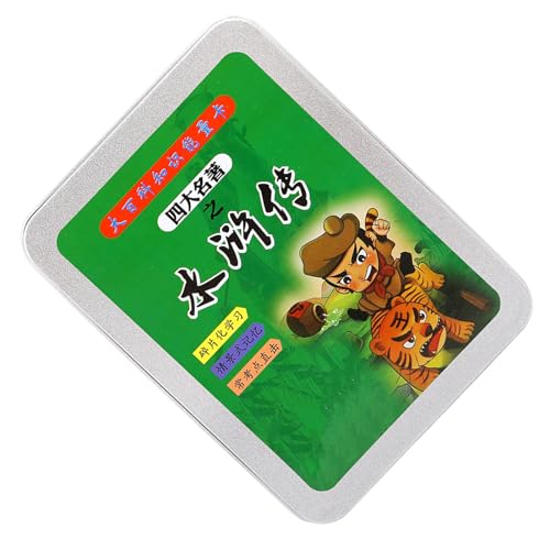 Nuevas Tarjetas de Aprendizaje, Mejoran las Habilidades Literarias, Cuatro Novelas Famosas Chinas, Tarjetas de Novelas Interactivas, Sentido Común, Cultivan la Capacidad de