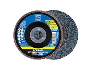 PFERD POLIFAN-Z-BOX 10 x Fächerscheibe 125mm