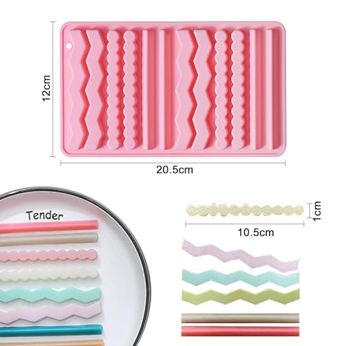 2 Stück Backmatte Hundekekse, Silikon Backmatten für Hundeleckerlies, Knabberstangen, Kaustangen als Hundekeks, Backunterlage Backmatte für DIY Hundekekse und Leckerlis BPA-Frei