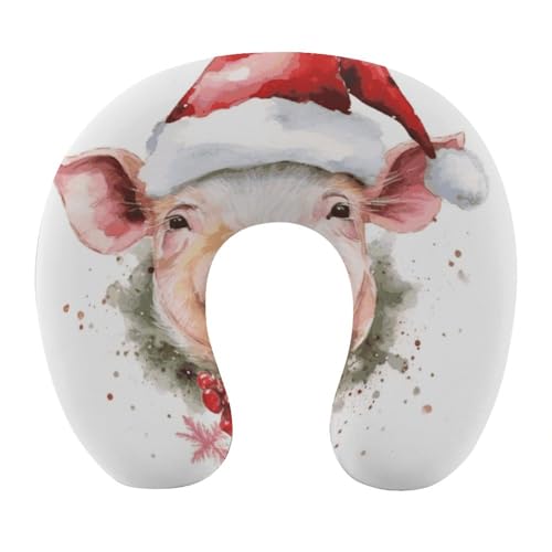 Almohada de Espuma Viscoelástica 30 cm U para Cuello