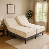 Split Queen Massaging Zero Gravity Adjustable Bed + 13" Adjust Your Comfort Mattresses