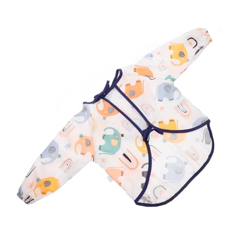 IWOWHERO Babyschürze Kleidungsschutz Für Mahlzeiten Mit Auffangbehälter Für Fütterung Und Sauberkeit