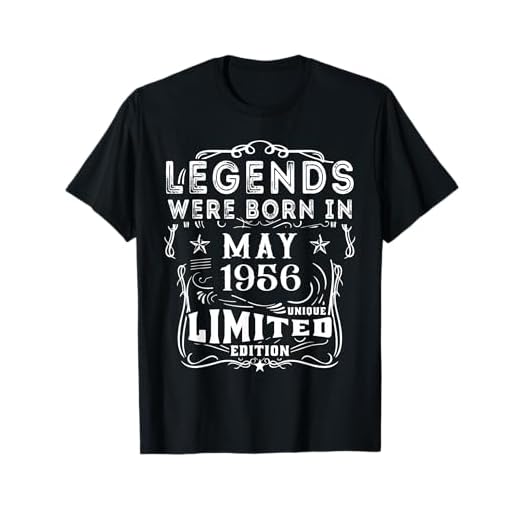 Cumpleaños Mayo 1956 Edición Limitada Regalo Legend May Camiseta