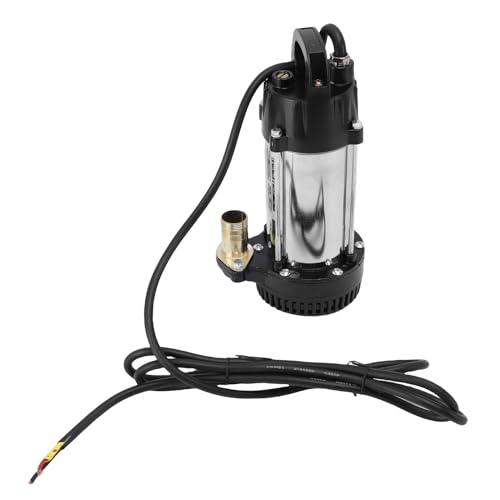 Pompe submersible 12V grand débit 4 m³/h pour eaux usées - 7