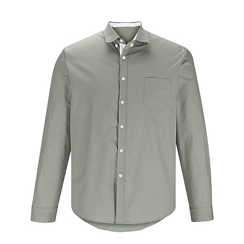 Blusas masculinas de linho com gola alta, manga comprida, xadrez, básica, outono, verão, 2024, moda