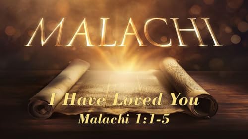 Page de couverture de I Have Loved You. Malachi 1:1-5