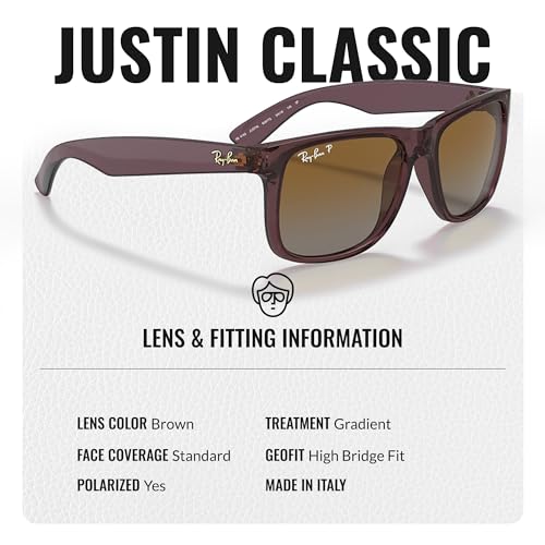 Justin Polarized Ray Ban Justin Classic Amazon Ray-Ban RB4165