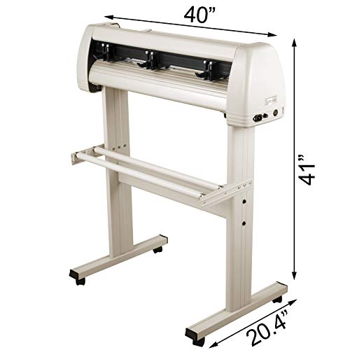 image for VEVOR Vinyl Cutter 34 Inch Vinyl Cutter Machine with 20 Blades Maximum
