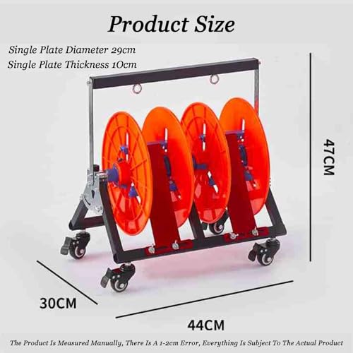 Support portable pour bobines de câble idéal pour ranger le garage