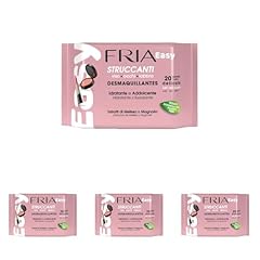 Fria Easy Salviette Struccanti, con Estratti di Melissa e Magnolia ad Effetto Idratante e Addolcente sulla Pelle, Dermatologicamente Testate, Confezione da 80 Salviette