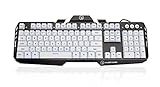 IOGEAR Kaliber Gaming HVER Aluminum Gaming Keyboard, Imperial White, GKB704L-WT
