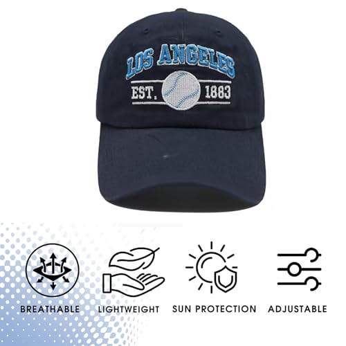 Gorra de béisbol bordada ajustable para hombre y mujer miniatura 4