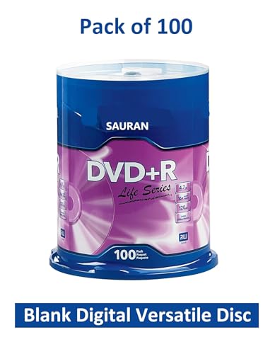 Image of SAURAN DVD+R 4.7GB, 16x Speed, 120 Minutes Recording Time