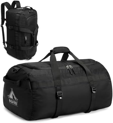 G4Free Gym Bag for Women Men 45L Duffle Backpack with Shoe Compar...