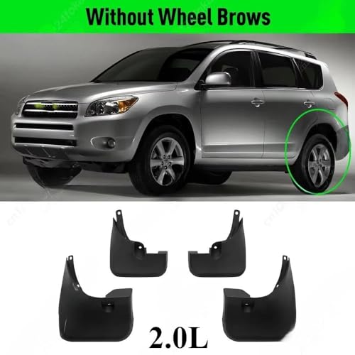 Guardabarros de Toyota RAV4 2006-2012 listos para rutas de montaña y conducción en lluvia 6