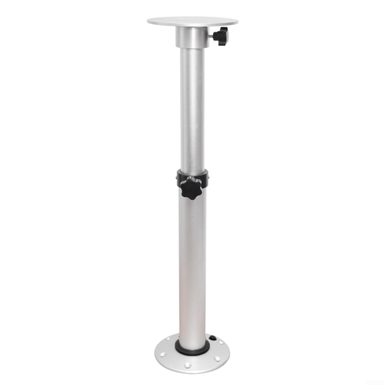 Pied de table réglable camping-car support aluminium pivotant 360 pour caravane