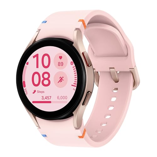 Image of Samsung Galaxy Watch FE 40mm LTE AI Smartwatch w/Fitness Tracking, BIA Sensor, Personalized HR Zones, Heart Rate Tracker, Sleep Monitor, 2024, Pink Gold (US Version) (Renewed)