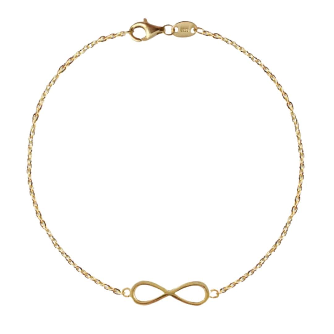 Rack Jack Rose Gold Plated Pink Lifeline Heartbeat Charm Bracelet Adjustable Free Size | Birthday Gift for Girls and Women Anniversary Gift for Wife (Infinity Sign - Gold) (B0CS3NHP1R) Amazon Price History, Amazon Price Tracker
