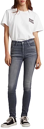 Preisvergleich Produktbild Pepe Jeans Damen Regent Jeans, Grau (Denim-ug6), 29W / 32L EU