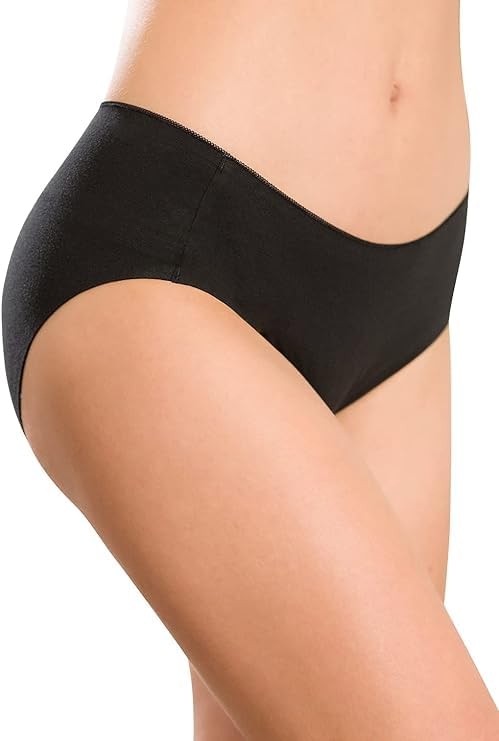 Image of LOURYN KOULYN Cotton Bikini Women's Breathable Panties Seamless Comfort Underwear (Pack of 6)