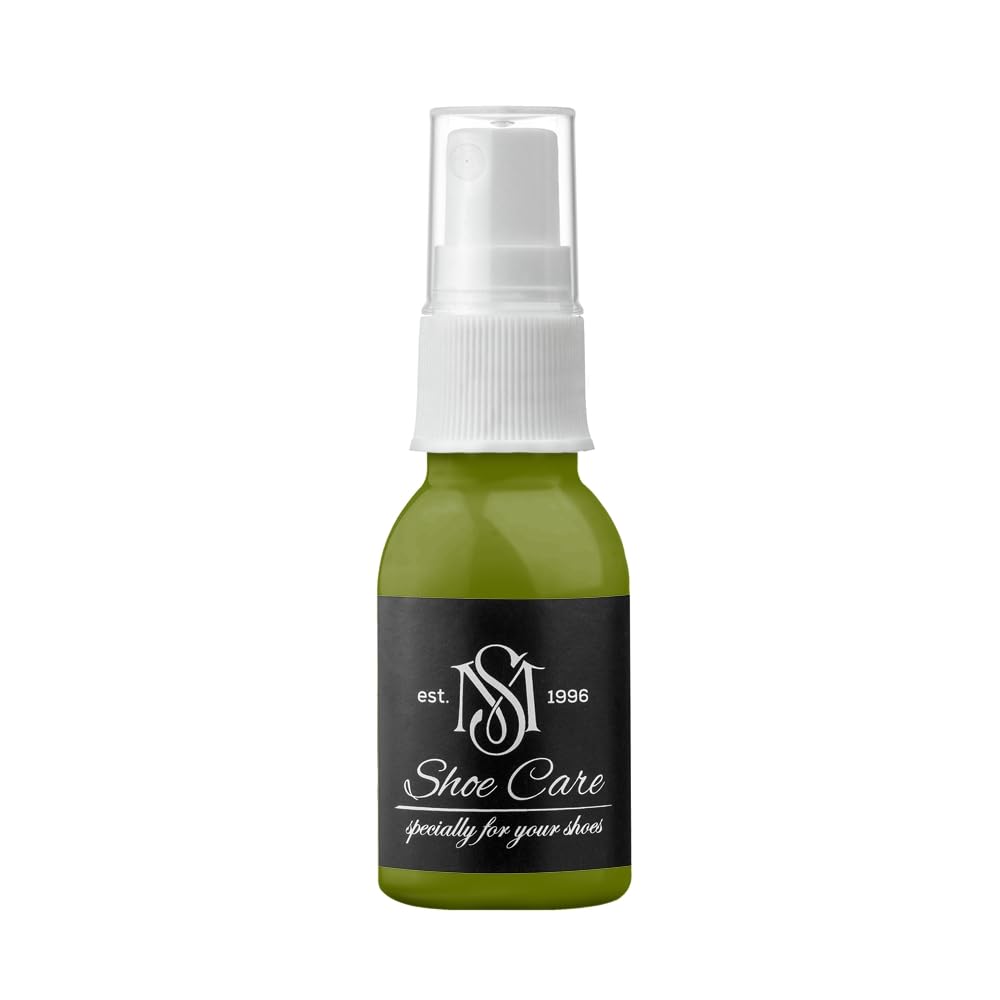 Spray do zamszu i nubuku - NCS S 4550-G50Y Oliwka Kalamata - Renowator koloru i impregnat do zamszu, nubuku, weluru marki MAVI STEP - 50 ml / 1.70 fl oz