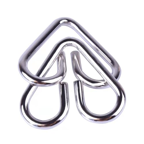 Image of Brain Teasers Metal Wire Puzzle Toys for Kids & Adults | IQ Puzzle Disentanglement Interlock Toys | Party Favors, Prizes & Gifts | Durable Mental Challenge Puzzle Game Set (12 in 1)