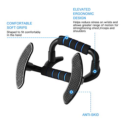 Barras de empurrar, Romacci Barras de empurrar Puxadores de flexões Barras de empurrar Punhos esport