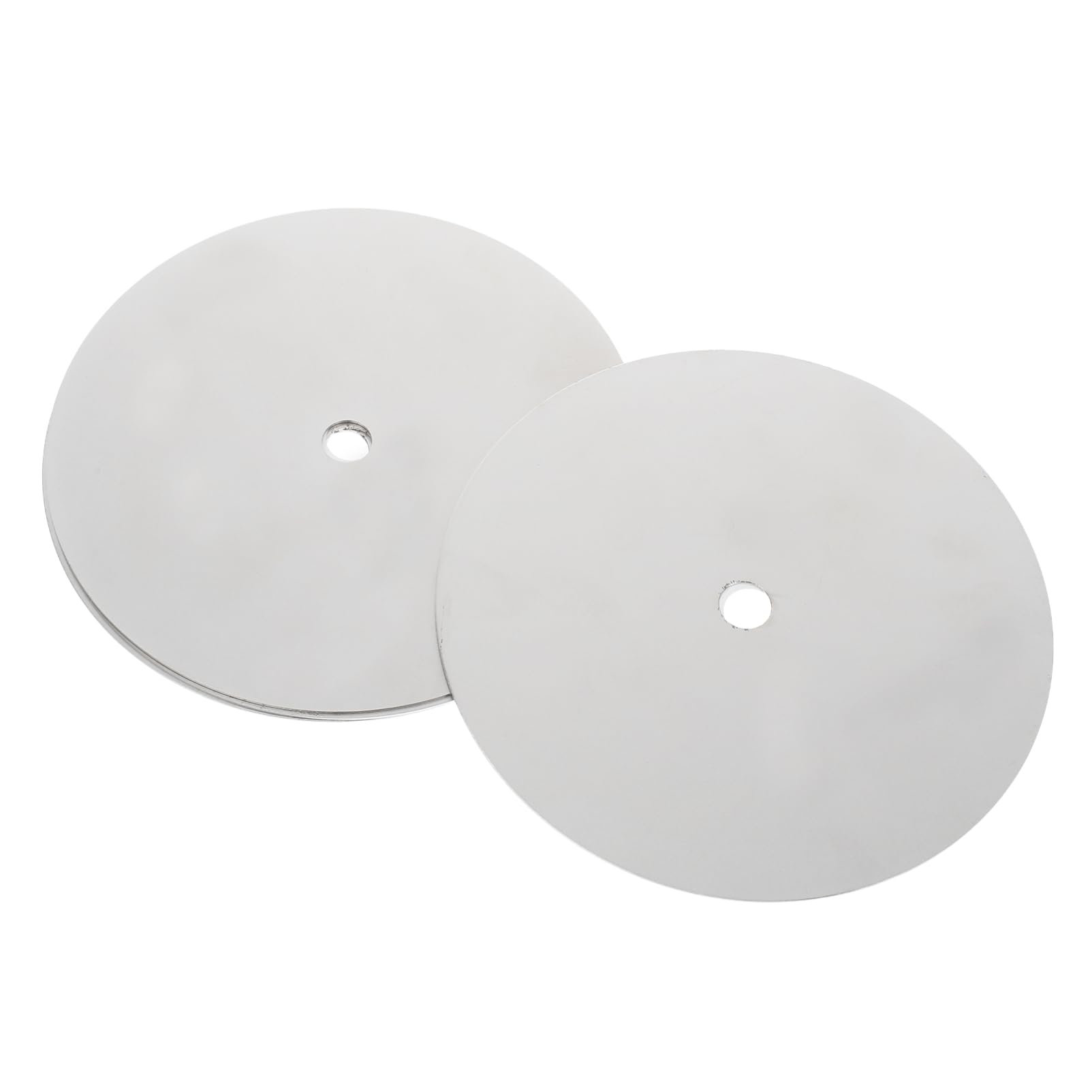 Discos de Pulido de Diamante 4 Piezas Grano 1000-2000 Plata | Abertura de 1/2 Pulgada, Acabado Suave y Uso Versátil, Aptos para Piedra y Gemas