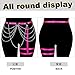 Women's Body Harness Fashion Leg Garter Belt Plus Size Metal Chain Cutout Garter Thigh Punk Gothic Carnival Wife Clothing Rose Red