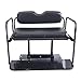 Buggies Unlimited EZGO RXV Golf Cart Rear Flip Seat Kit with Steel Frame | Compatible with 2008 & Up EZGO RXV/Freedom RXV Models (Black)