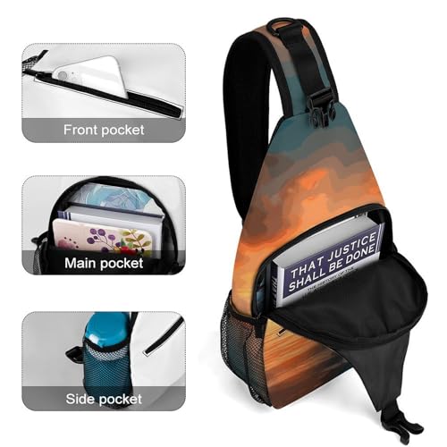 Bolso Sling Crossbody Casual para Viaje y Senderismo miniatura 4