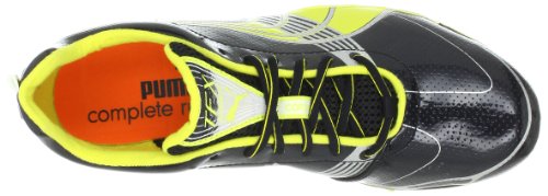 PUMA Puma Men's Complete TFX Sprint 3-M, Black/Fluorescent Yellow Silver, 13 D US